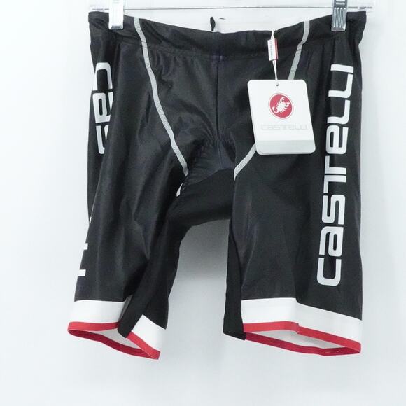 Castelli Core Tri Shorts Mens XL Black Padded Chamois Triathlon Cycling 8614109 - Picture 1 of 16